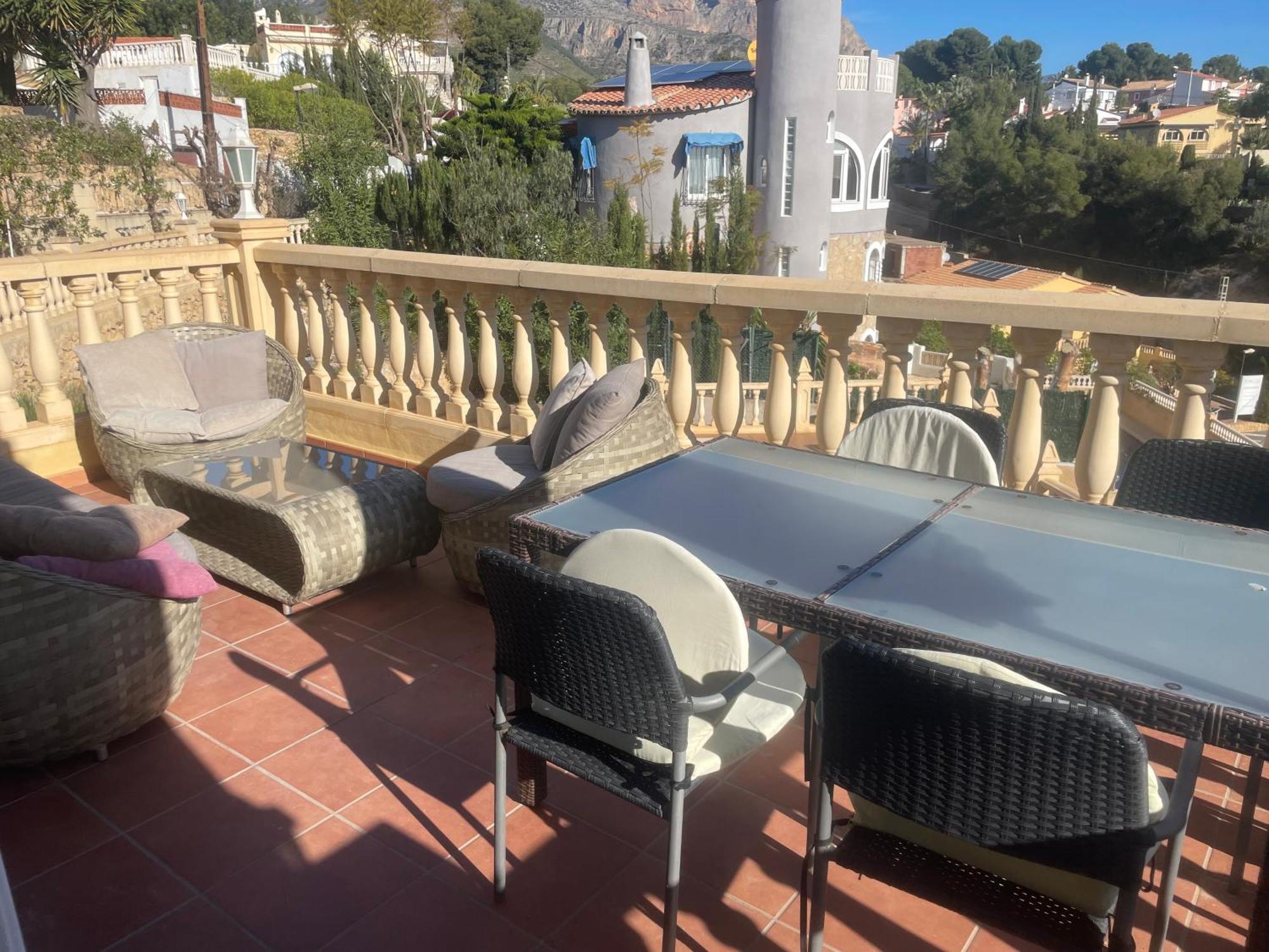 Chalet Con Vista Al Mar La Nucía Zewnętrze zdjęcie